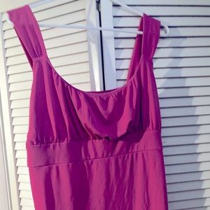 ANN TAYLOR vibrant pink wide strap tank - Size X-LARGE